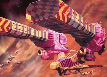 Chris Foss concept art for Jodorowsky’s abortive 1970s film adaptation of Dune Chris Foss concept art for Jodorowsky’s abortive 1970s film adaptation of Dune