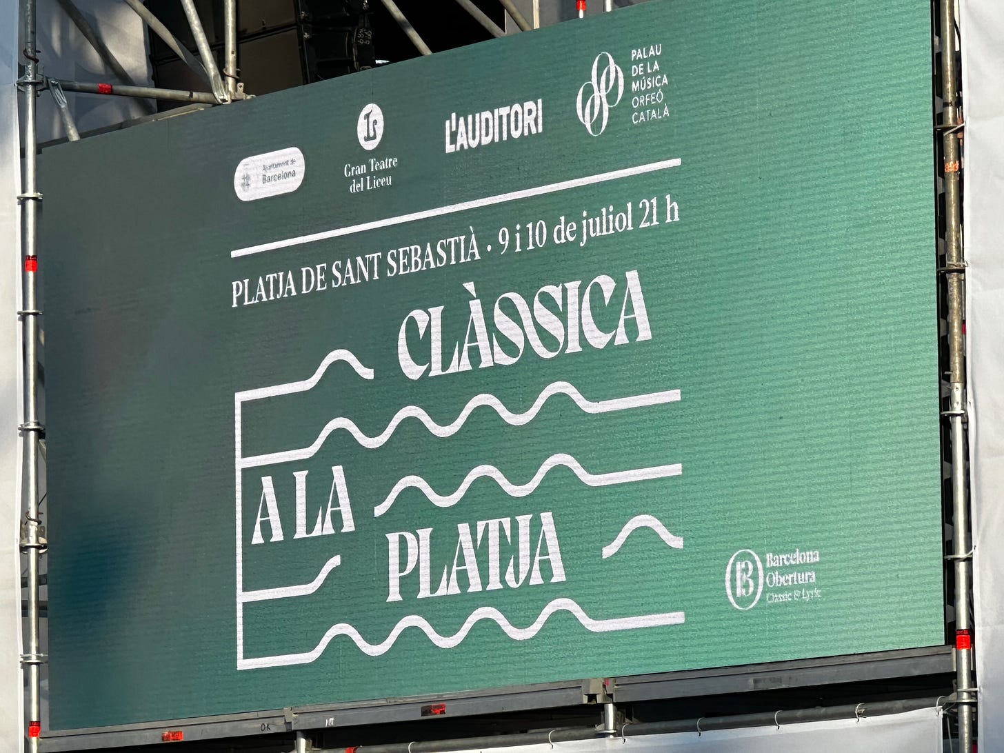 Platja de Sant Sebastià, Barcelona, Spain