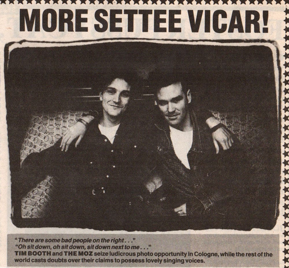 Tim Bootes Tim Booth on The Smiths: