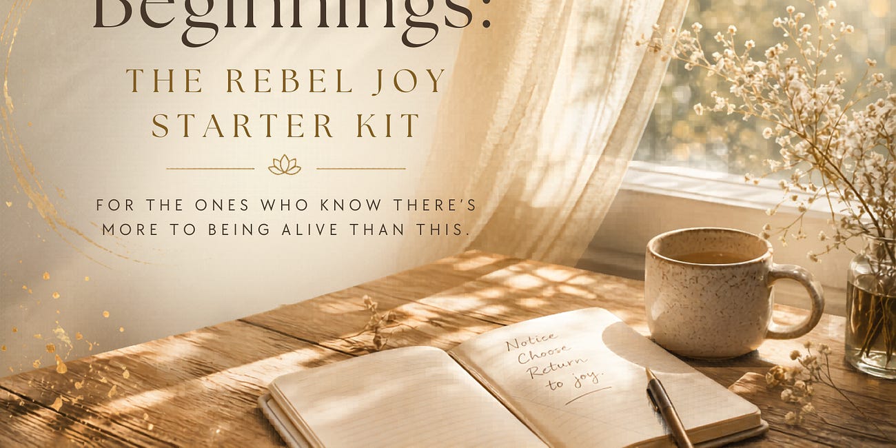 Beginnings: The Rebel Joy Starter Kit