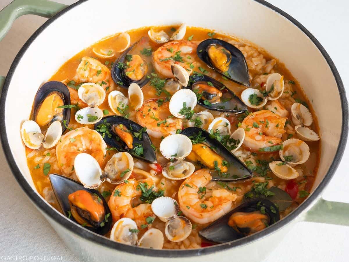 Portuguese Seafood Rice - Arroz de Marisco