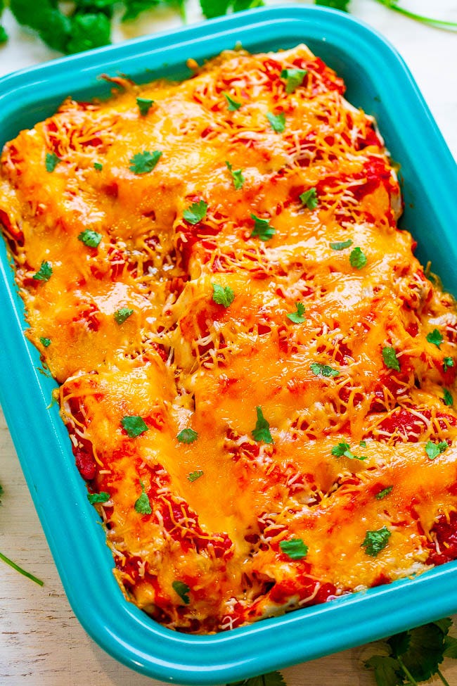 Loaded Vegetarian Burritos — HEALTHY Mexican comfort food that’s loaded with black beans, rice, and more before being topped with salsa and CHEESE!! You'll never miss the meat in these EASY burritos that you can make-ahead and are freezer-friendly!!