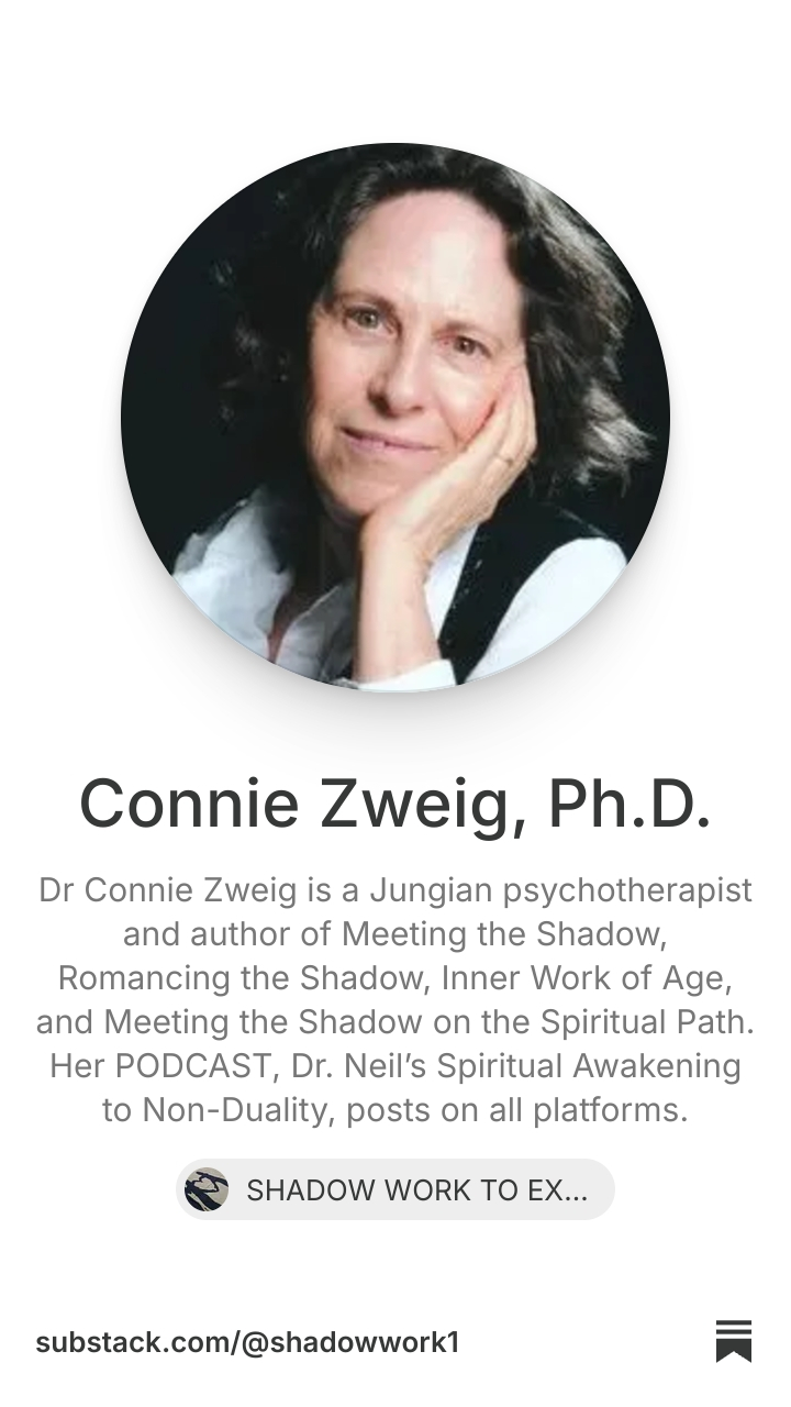 Connie Zweig, Ph.D. | Substack
