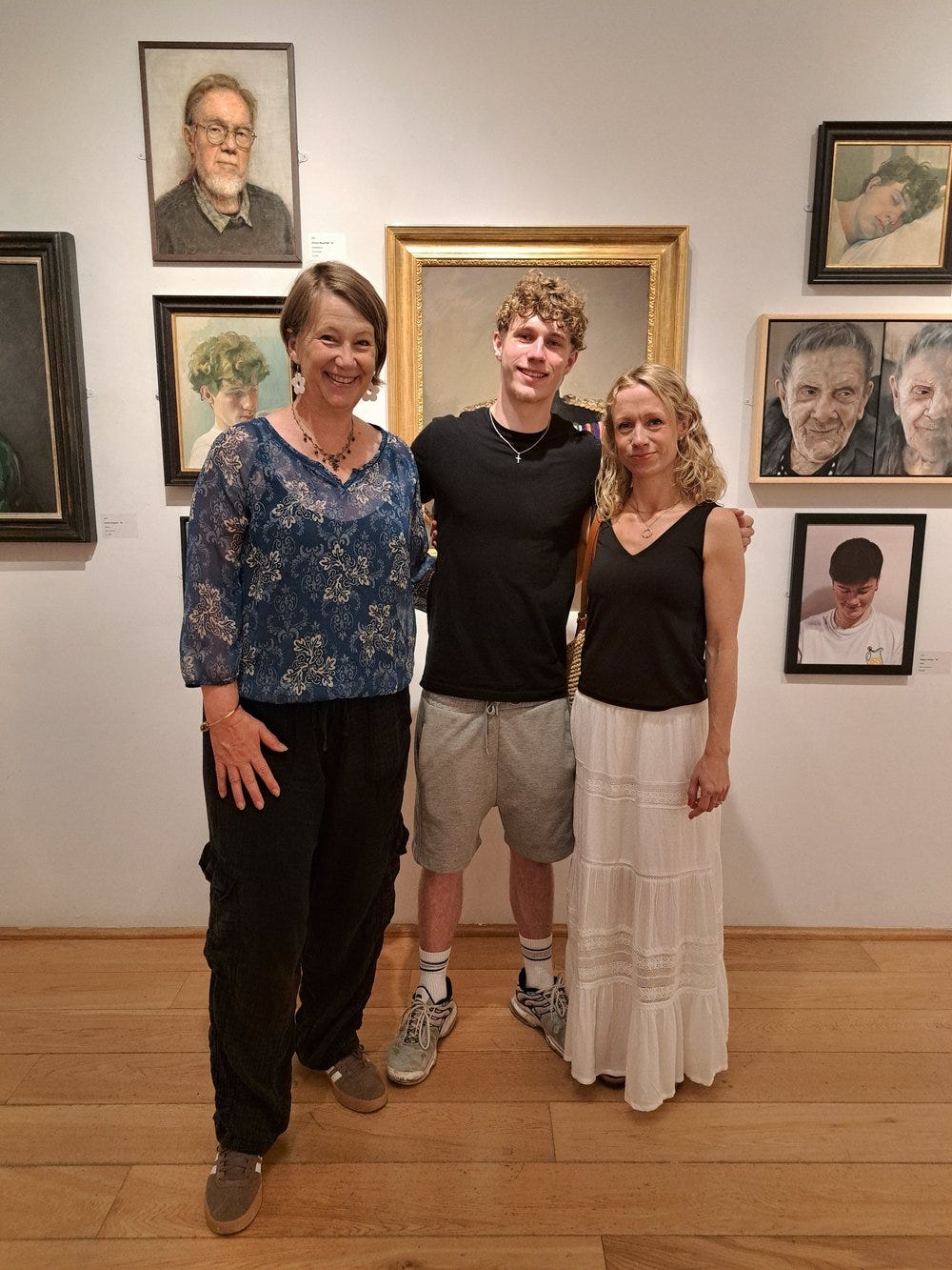 Sally Ward and model son William