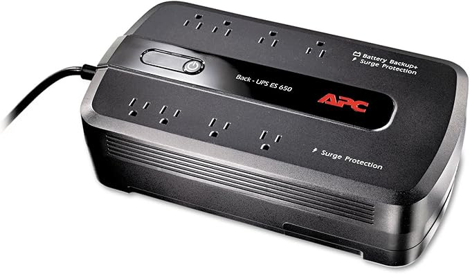 APC Back-UPS 650 VA Desktop UPS - 650 VA/390 W - Desktop - 3 Minute - 4 x NEMA 5-15R -, 4 x NEMA 5-15R