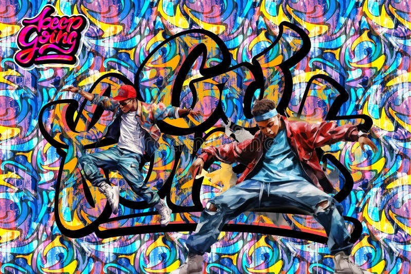 Urban Street Dance Graffiti Art Hip-Hop Expression Stock ...