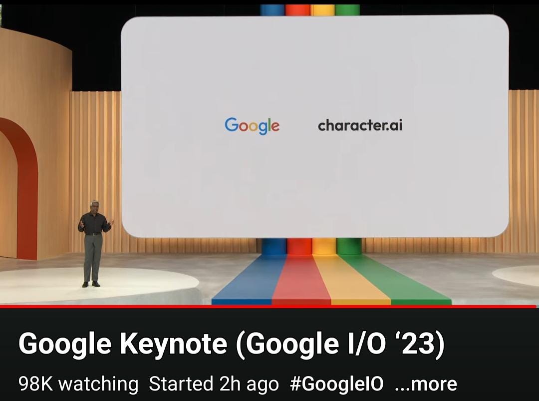 Google collaboration with Character.ai, who excited UwU : r/CharacterAI