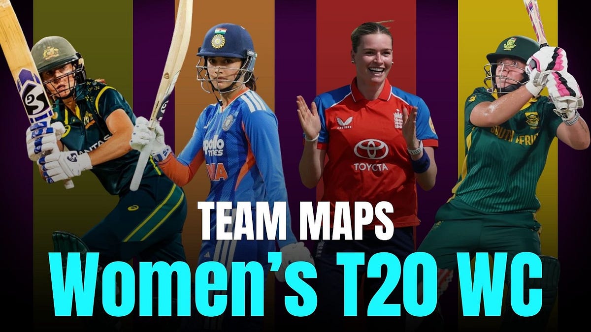 2026 Women’s T20 World Cup: Team Maps
