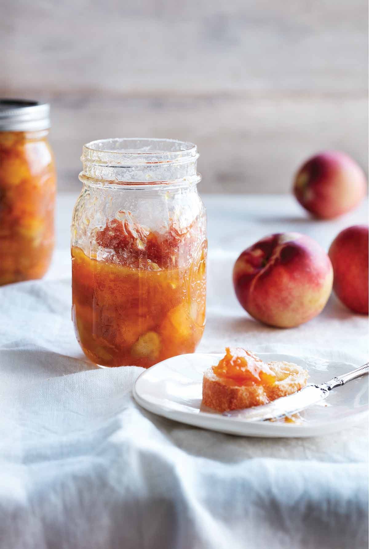 Peach and Rhubarb Jam