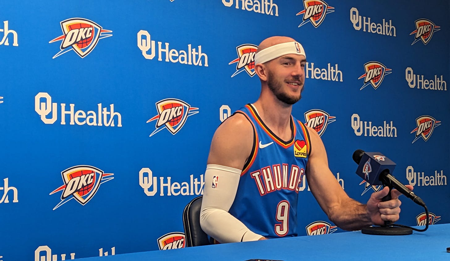 Photo of Thunder guard Alex Caruso
