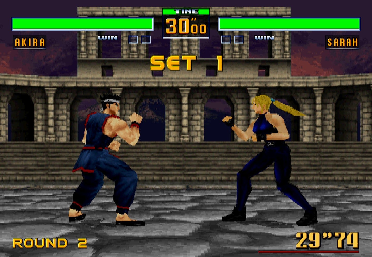Virtua Fighter 2 (1995) | Sega Saturn Game | Time Extension