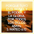 EL PADRENUESTRO. La doxologia - La alabanza. Tercera parte