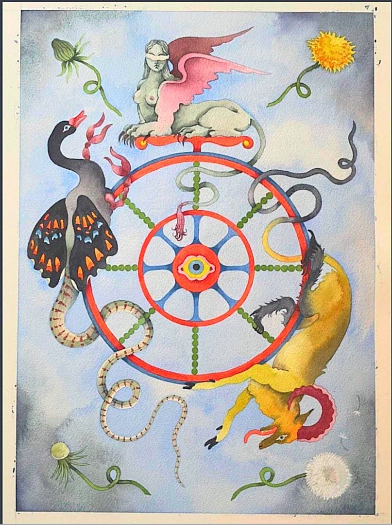 Welcome to the Wheel of Fortune - by ALTARU TAROT