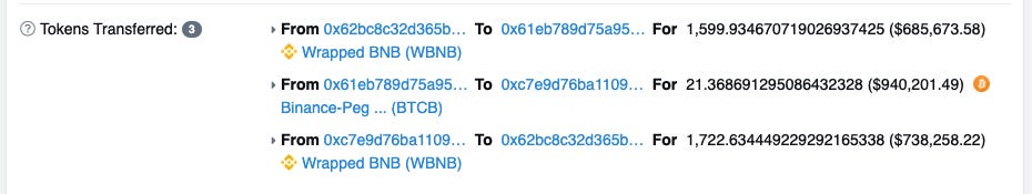 BscScan token transfer records BscScan token transfer records