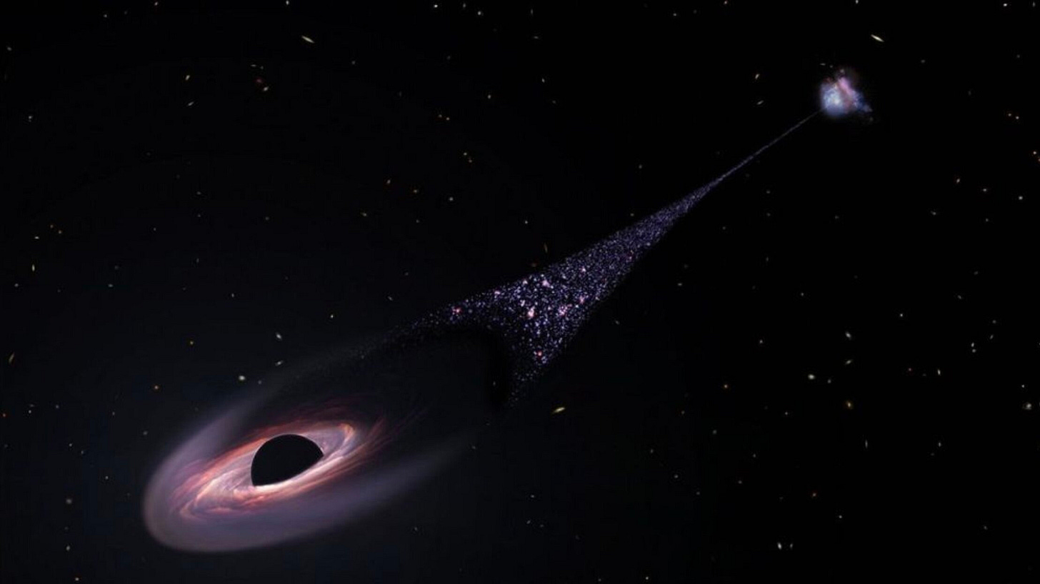 Runaway supermassive black hole RBH-1 offers new way to reconstruct ancient merger Runaway supermassive black hole RBH-1 offers new way to reconstruct ancient merger