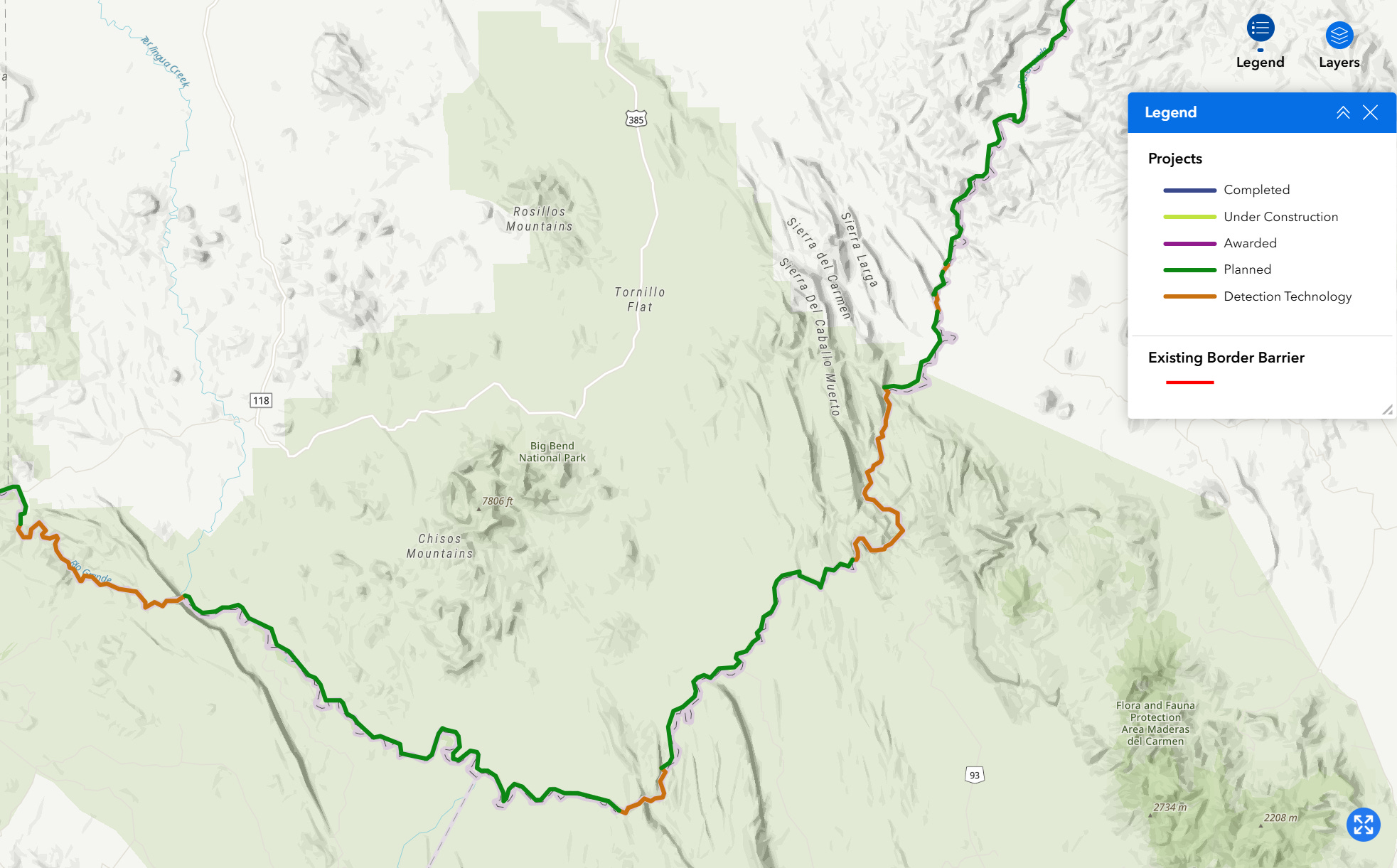 Homeland Security Plans to Build a Border Wall Through Big Bend ...