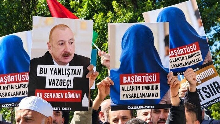 Protests Continue in Azerbaijan Over Hijab Restrictions in Schools Protests Continue in Azerbaijan Over Hijab Restrictions in Schools