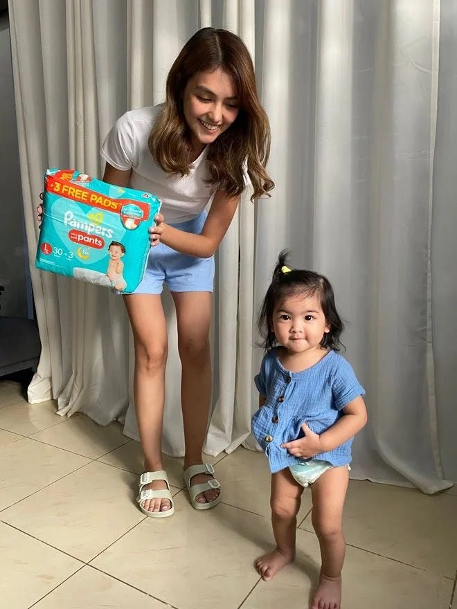 Pampers Pants with Rash Shield Trina Candaza for Pampers Pants with Rash Shield