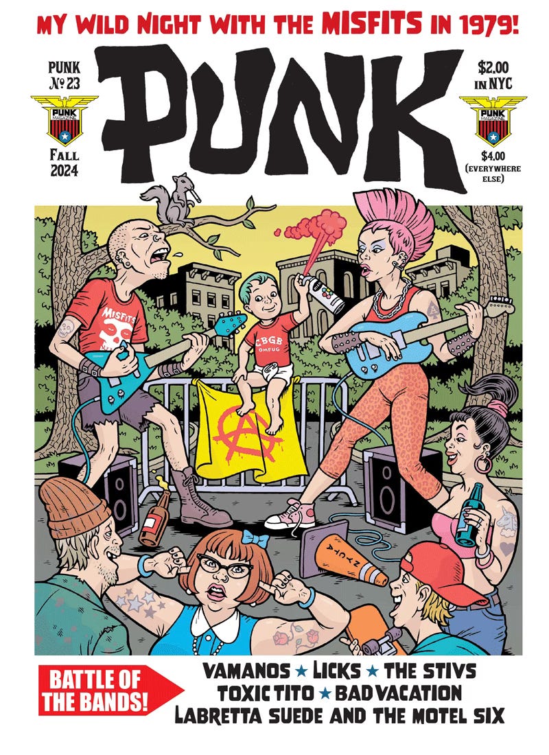 Watch Out! PUNK #23 Is Coming! - by John Holmstrom
