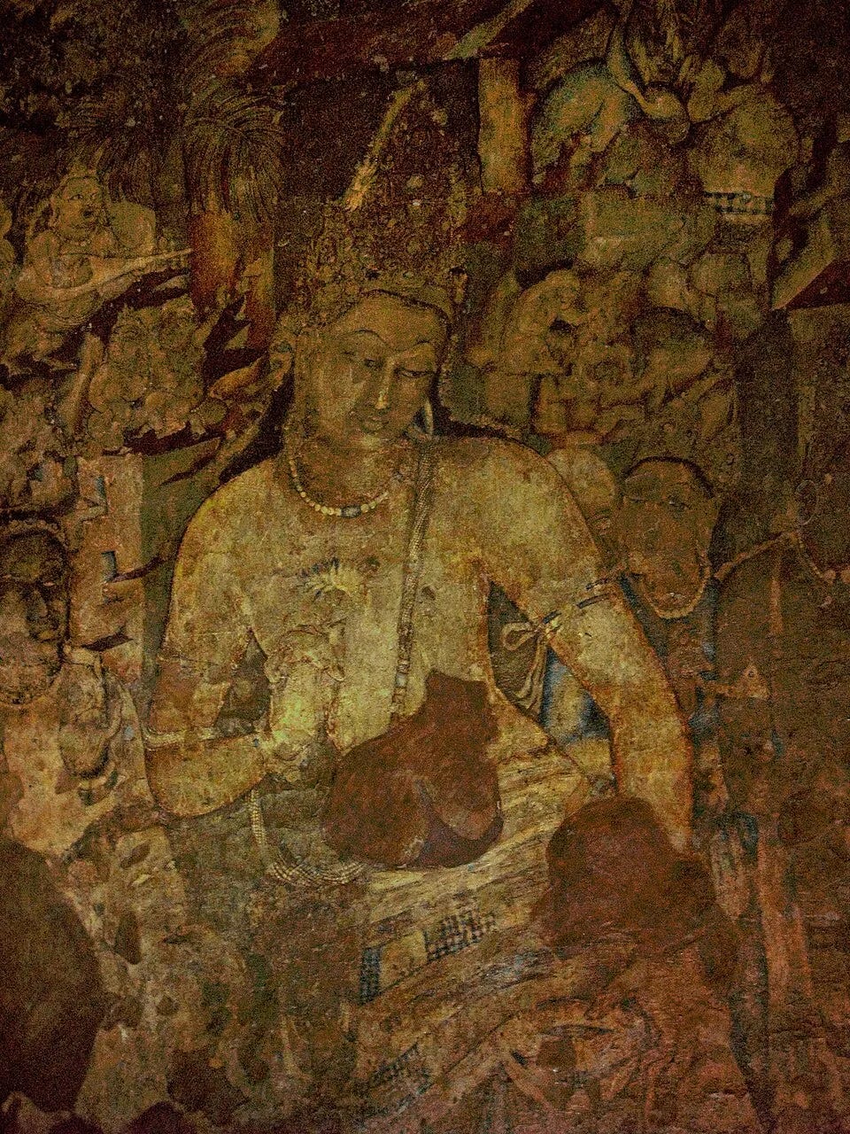 The Bodhisattva Padmapani — Cave 1, Ajanta, late 5th century