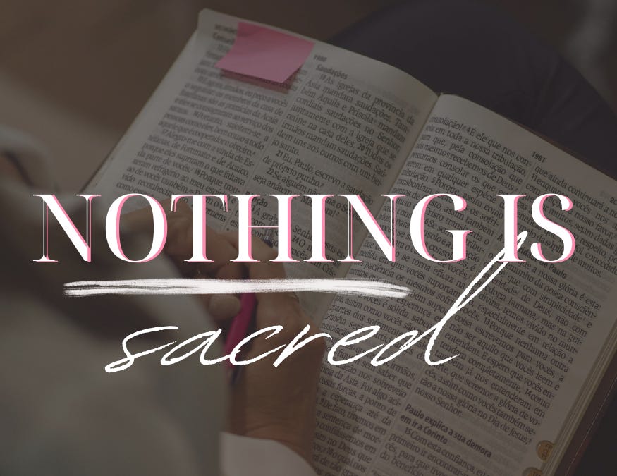Why Everything Feels Important and Nothing Feels Sacred Anymore