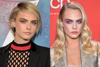 Celebrity Short Hair Vs Long Hair Cara Delevingne Celebrity Short Hair Vs Long Hair Cara Delevingne