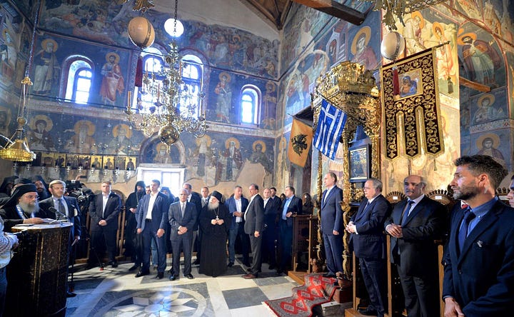 In Karyes, the administrative centre of Mount Athos
