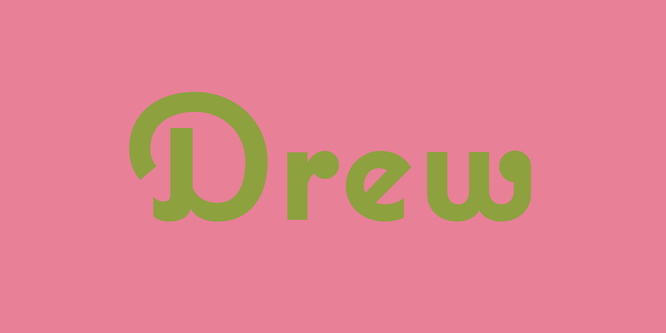 Name of the Day: Drew