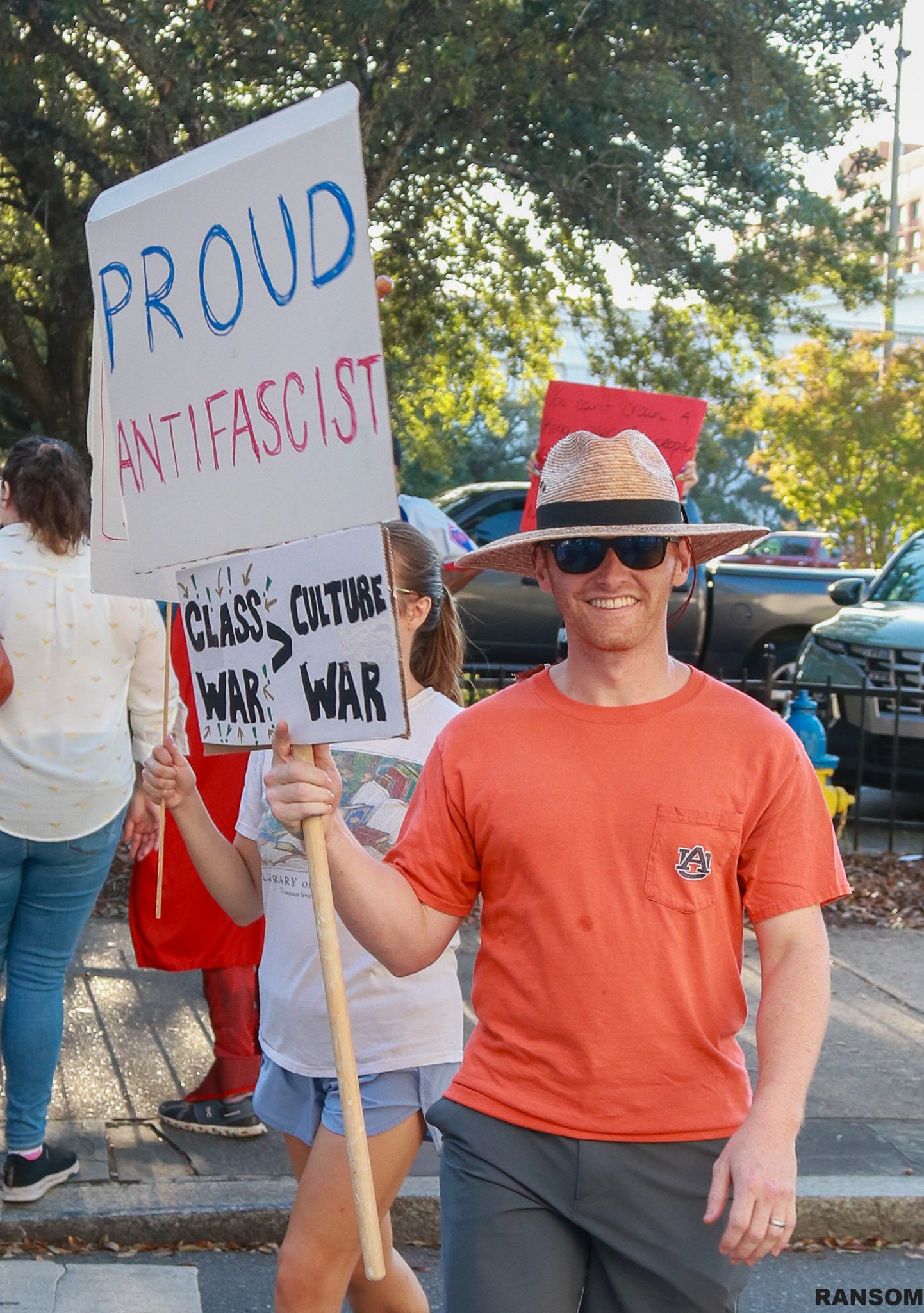 May be an image of hat and text that says 'PROUD ANTIFASCIST CLASSE CULTURE WAR WAR:WAR NAM WAR 지방!가! HoBи» URARY RANSOM'