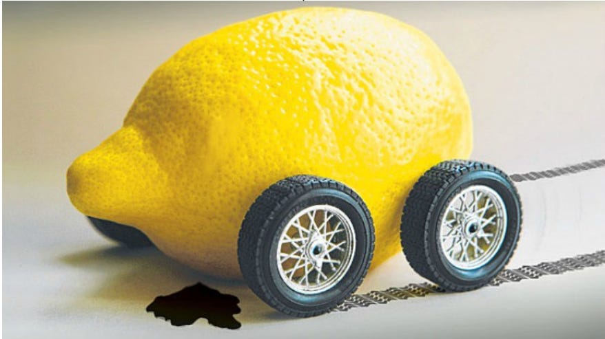 Market for Lemons. Back in 2001, economists George… | by E-Cell, IIT Guwahati | Medium Market for Lemons. Back in 2001, economists George… | by E-Cell, IIT Guwahati | Medium