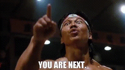 Image of You are next.