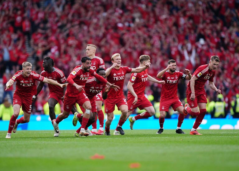Jimmy Thelin proud to put 'a smile on the city' as Aberdeen lift Scottish  Cup