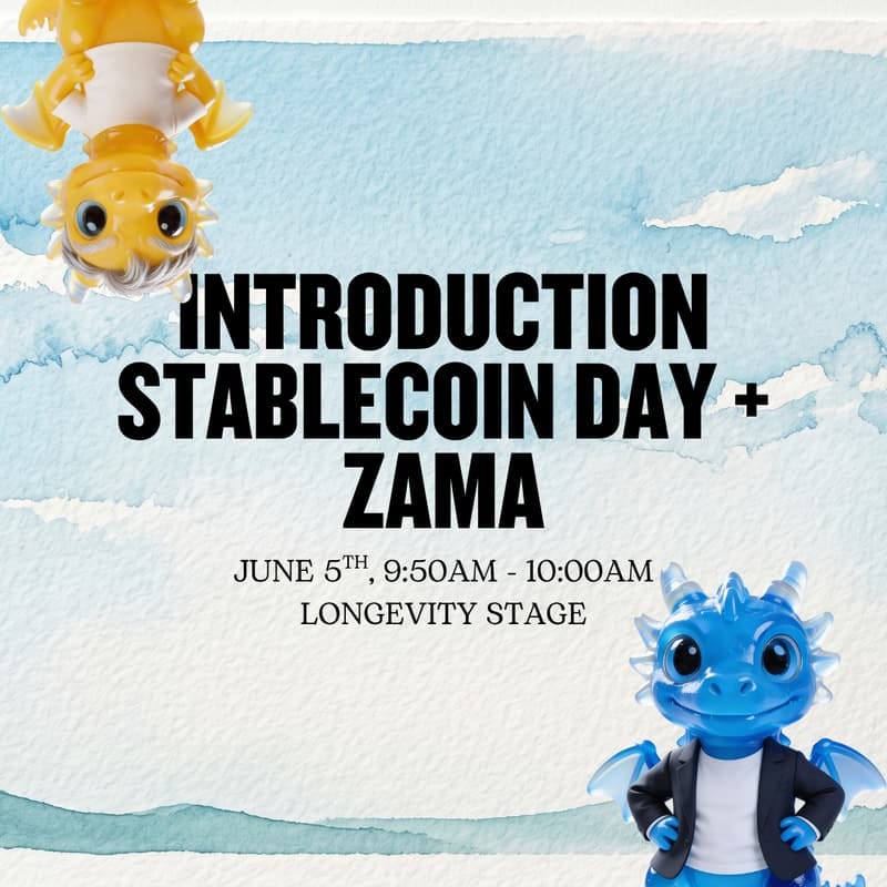 Cover image for Stablecoin Day + Zama introduction