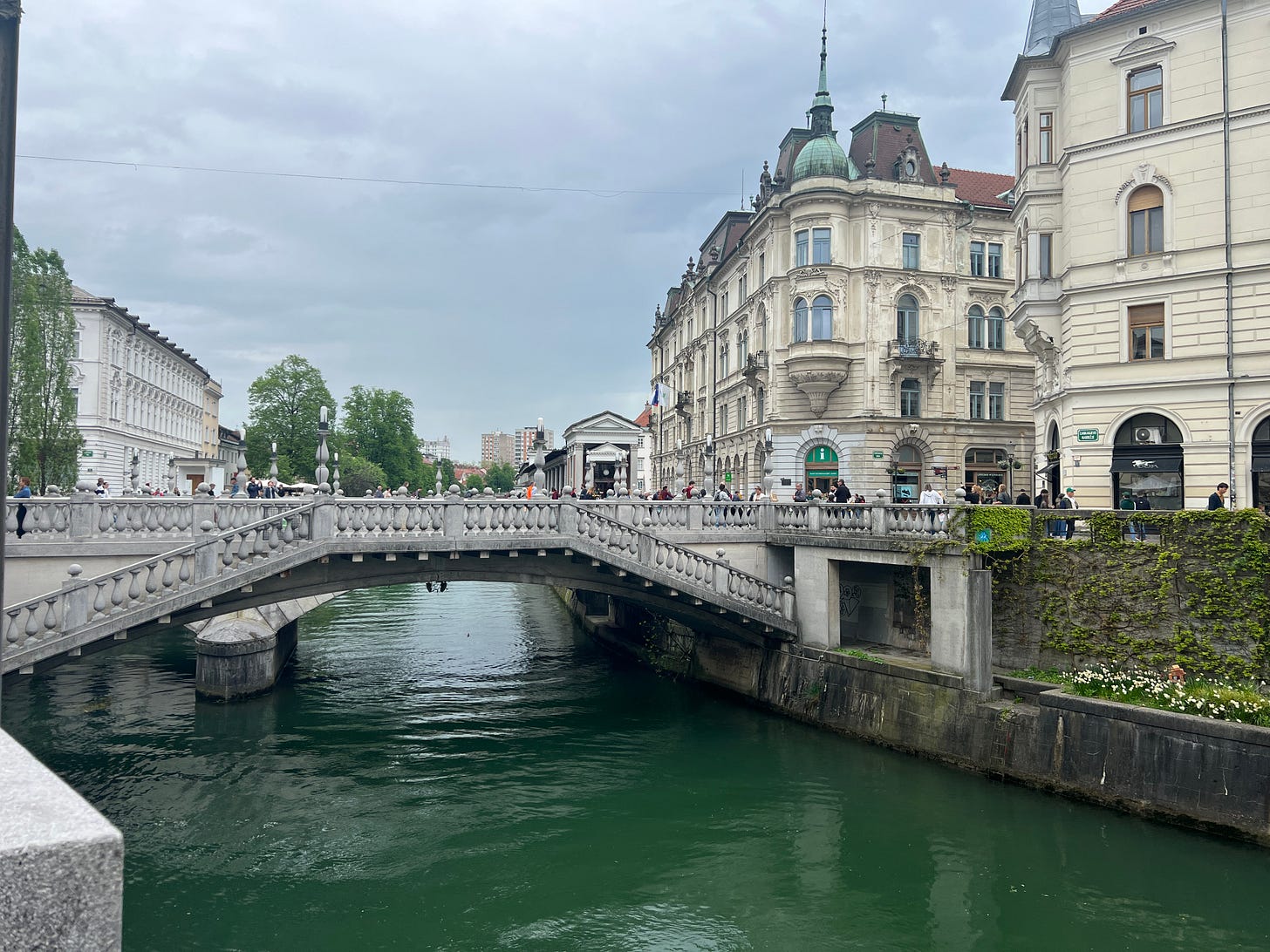 Triple bridge in Ljubljana