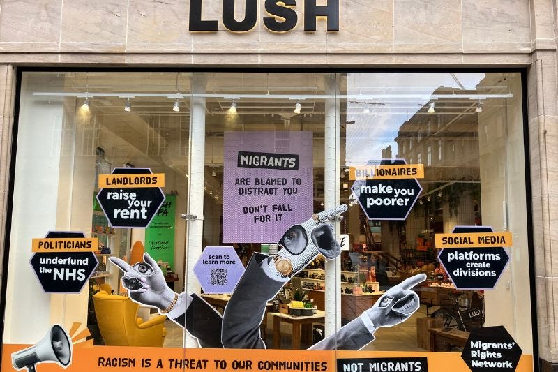 Lush partners with Migrants' Right Network to fight oppression and  discrimination