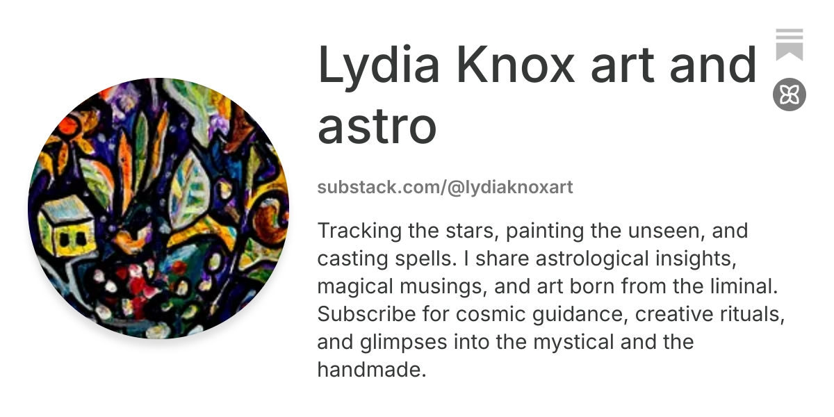 Lydia Knox Art, Asto and Magic | Substack