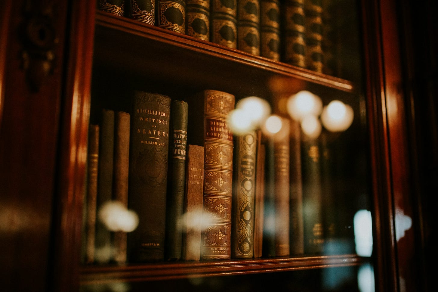 Book case of old books. Book case of old books.