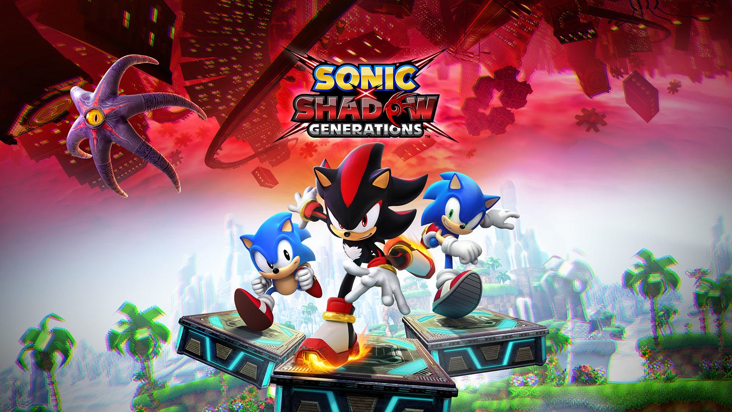SONIC X SHADOW GENERATIONS PS4 & PS5 (Simplified Chinese, English, Korean,  Thai, Japanese, Traditional Chinese)