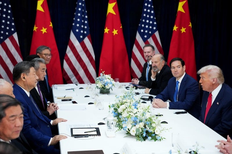 U.S. Donald Trump Meets With China's President Xi In South Korea U.S. Donald Trump Meets With China's President Xi In South Korea