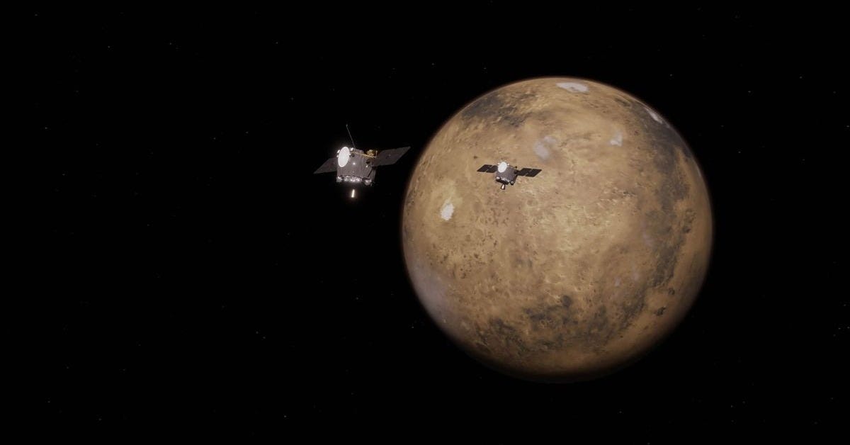 NASA's new Mars mission: These twin satellites could reveal how the Red Planet lost its atmosphere | Space NASA's new Mars mission: These twin satellites could reveal how the Red Planet lost its atmosphere | Space