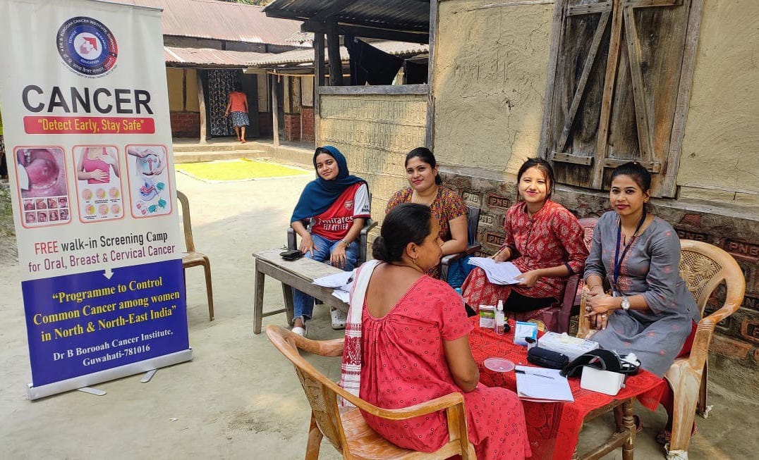 AI based oral cancer screening in rural village of Assam