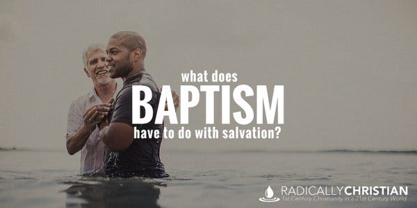 baptism salvation baptism salvation