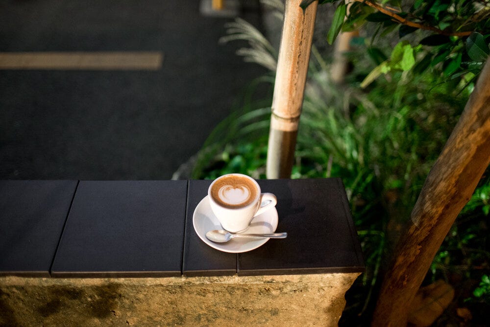 A cappuccino at WEEKENDERS Coffee in Kyoto, Japan. A cappuccino at WEEKENDERS Coffee in Kyoto, Japan.