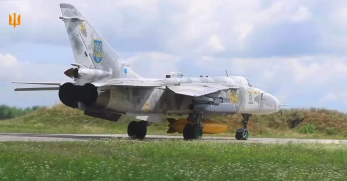 Half Of Ukraine's Sukhoi Su-24 Bombers Just Attacked Russia At The Same Time