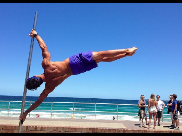 HUMAN FLAG Tutorial by World Record Holder * Secret Tips* Calisthenics Body  Weight Marcus Bondi