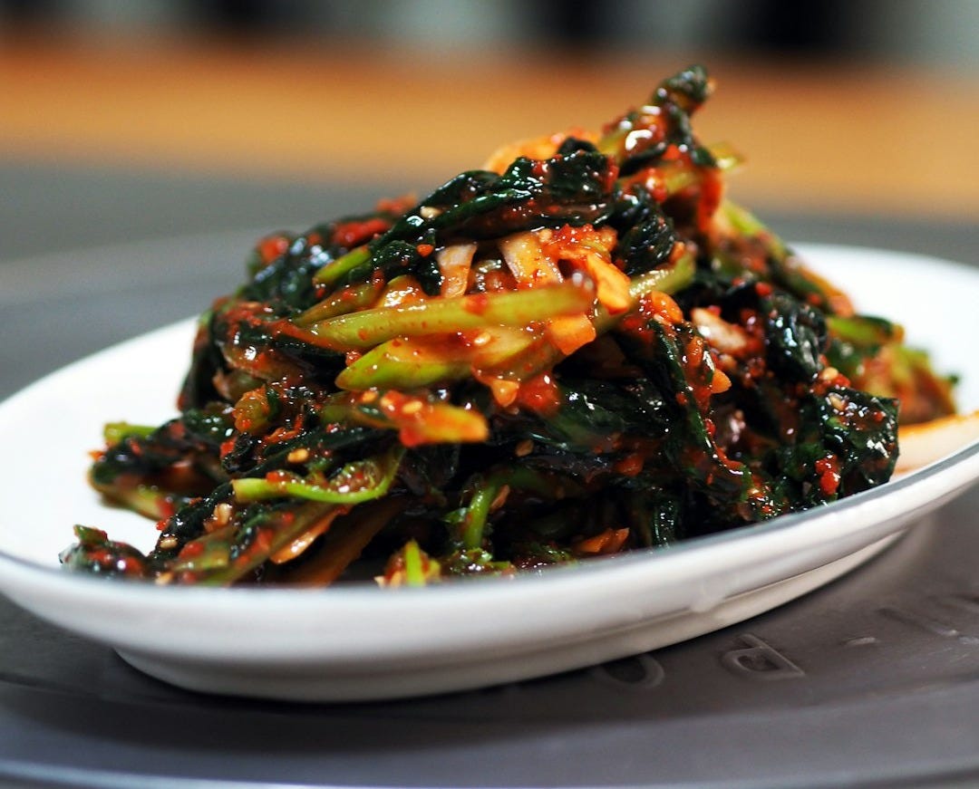 cooked food on white ceramic plate