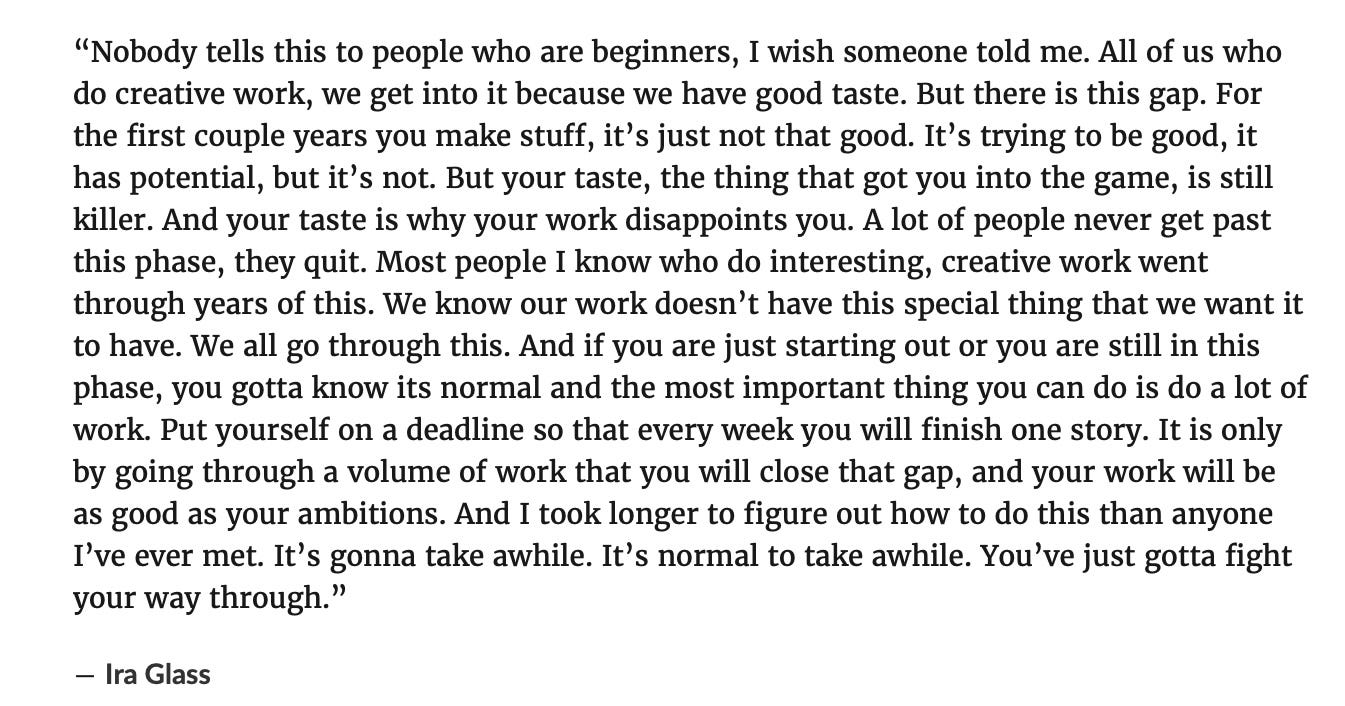 The Gap by Ira Glass The Gap by Ira Glass