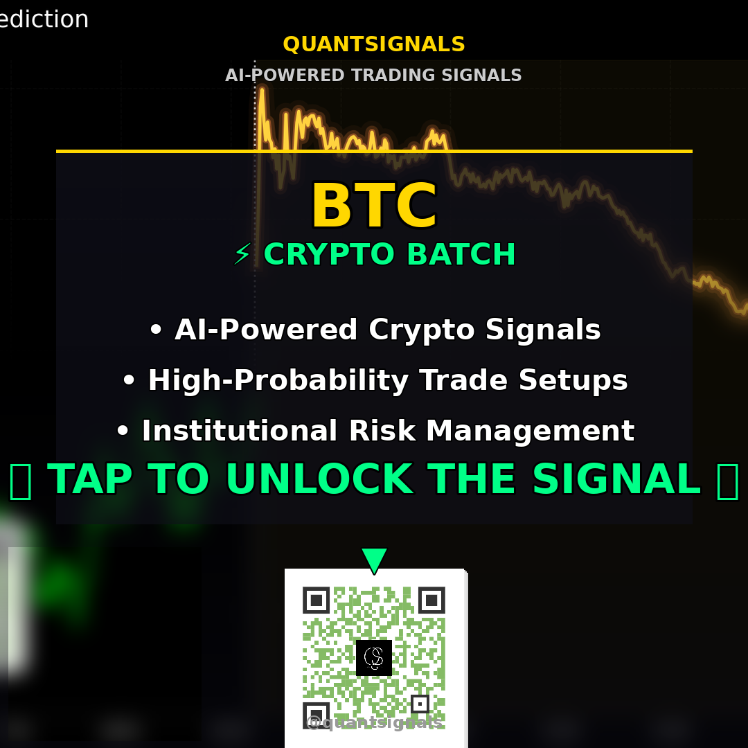 BTC QuantSignals Katy 1M Prediction 2026-01-22