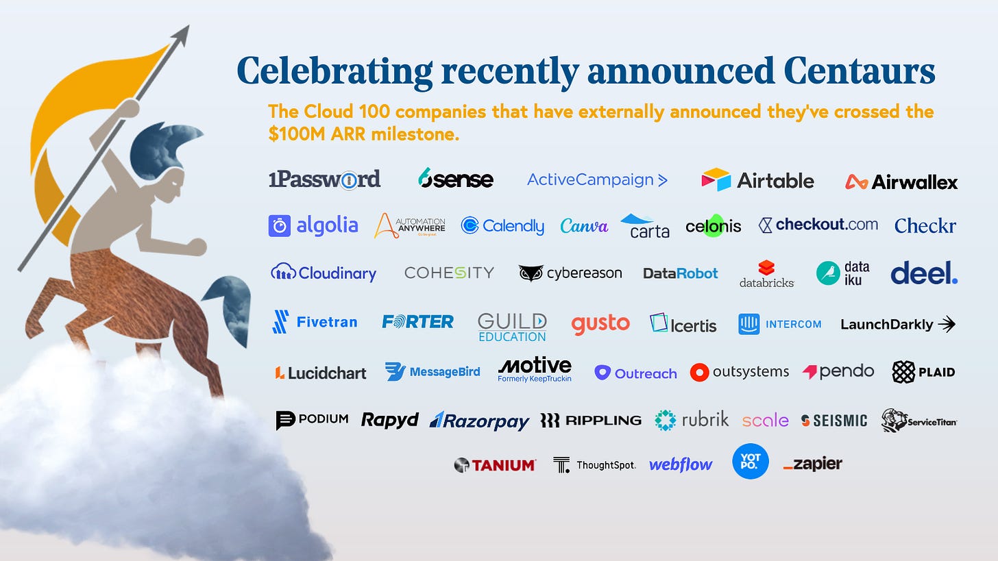 Celebrating recently announced Centaurs