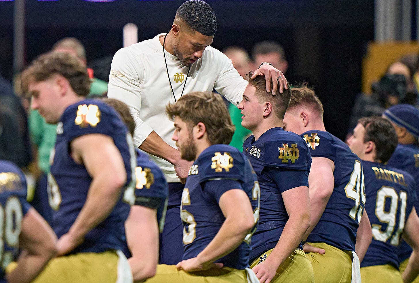 How Marcus Freeman Won Over Notre Dame After Brian Kelly's Salty Exit
